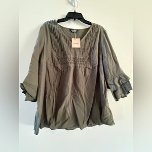 BloomChic Khaki Women's Blouse